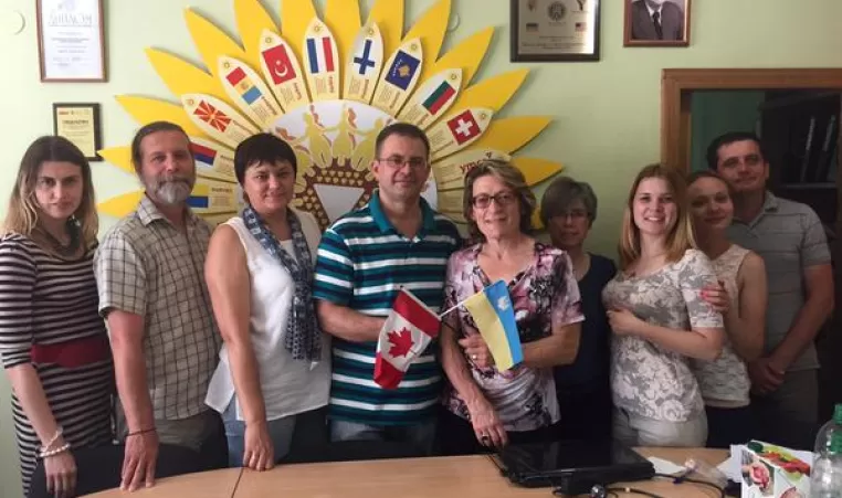 YMCA Ukraine Team with Canada Delegation